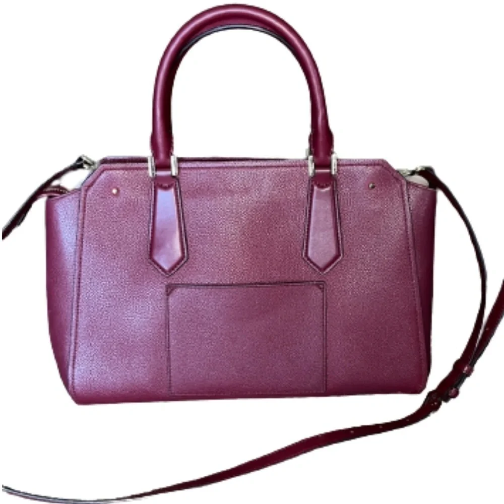 Michael Kors Hayes large leather satchel crossbody